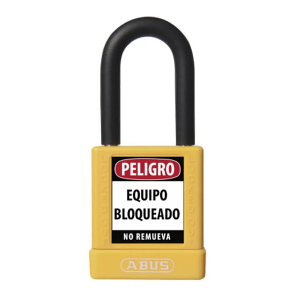 Candado ABUS 74/40 KD Amarillo Dielectrico
