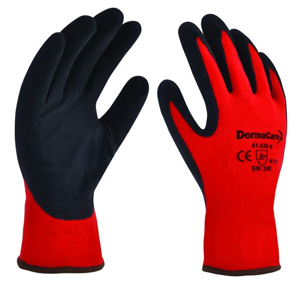 Guante Rojo Nylon y Spandex