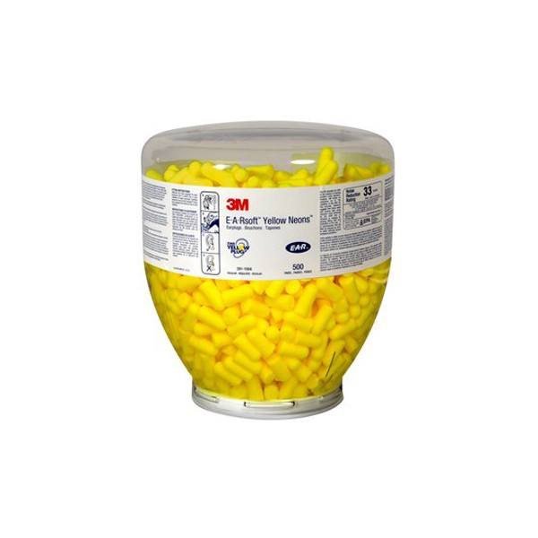 Tapon 3M EAR Soft Yellow Neons One Touch Refill (500 piezas)